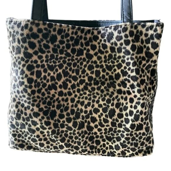 JAGUAR Print Faux Fur HANDBAG Luxurious soft fabulous condition PURR! 10… - Picture 12 of 13